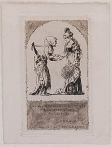 Les meilleurs voeux et souhaits d'heureuse année 1911 de la part de Léon Lebègue, 117 rue Notre Dame des Champs.
