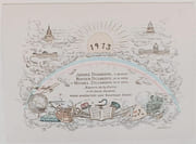 André, Roger, Michel Dujardin, Espoirs de la Patrie et de leurs Ancêtres vous souhaitent une heureuse année1913. par CARTE DE VOEUX.