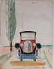 Citro&euml;n. Projet d'affiche originale &agrave; l'&eacute;chelle 3%.. AUTOMOBILE.