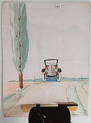Citroën. Projet d'affiche originale à l'échelle 3%. par AUTOMOBILE. - Image 3