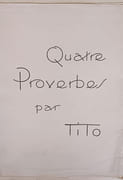 Quatre proverbes par TITO. - Image 2