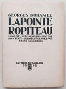 Lapointe et Ropiteau. Comédie. Avec neuf bois dont cinq hors-texte dessinés et gravés par Frans Masereel. par DUHAMEL (Georges). - Image 2