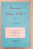 Documents St&eacute;phane Mallarm&eacute;. VI. Pr&eacute;sent&eacute;s par Carl Paul Barbier. Correspondance avec Henri Cazalis 1862-1897, recueillie, class&eacute;e et annot&eacute;e avec la ...