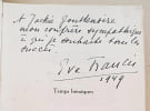 Temps H&eacute;ro&iuml;ques. Th&eacute;&acirc;tre. Cin&eacute;ma. Pr&eacute;face de Paul Claudel.. FRANCIS (Eve). 