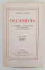 Occasions.. LUNEL (Armand).