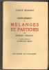 Supplément à "Mélanges et pastiches" de Marcel Proust. Cuivres originaux de Berthold Mahn.. MAUROIS (André).