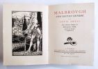 Malbrough s'en va-t-en guerre. Avec diverses images de Maximilien Vox gravées sur bois par L. Bertault.. ARTUS  (Louis).
