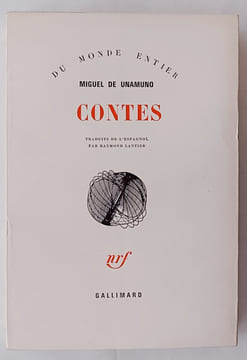 Contes.. UNAMUNO (Miguel de).