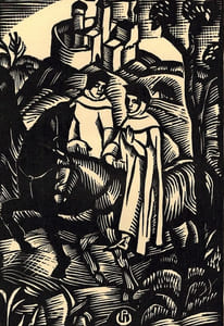 Amis et Amiles suivi de Asseneth. Contes des XIIIe et XIVe siècles tournés en nouveau langage par Fernand Fleuret. Bois originaux de Paul Welsch.