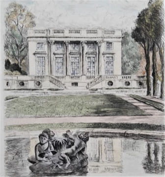 Images de Versailles. Pointes sèches de Ch.Samson.. LEVRON (Jacques).