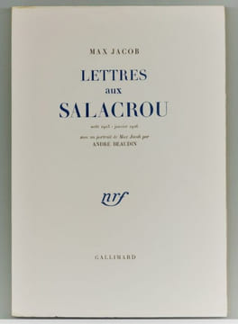 Lettres au Salacrou août 1923- janvier 1926. Avec un portrait de Max Jacob par André Beaudin.. JACOB (Max).
