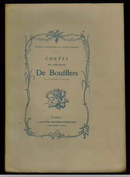 Contes. Avec une notice bio-bibliographique par Octave Uzanne.. BOUFFLERS (Chevalier de).