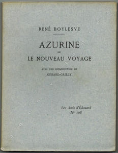 Azurine ou le nouveau voyage. Avec une introduction de Gérard-Gailly.