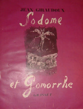 Sodome et Gomorrhe. Pièce en deux actes. Illustrations de Christian Bérard.. GIRAUDOUX (Jean).