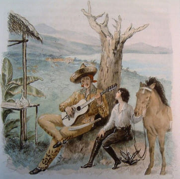 Le Séducteur. Pointes-sèches originales de Paul-Emile Bécat.. HOUVILLE (Gérard d').