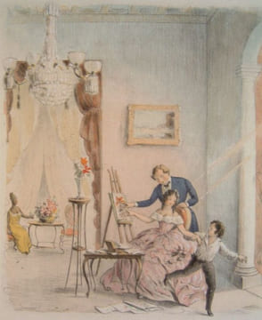 Le Séducteur. Pointes-sèches originales de Paul-Emile Bécat.. HOUVILLE (Gérard d').