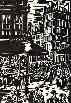 Médard de Paris. Aquarelle et bois de Frans Masereel.. MASEREEL (Frans). ARCOS (René).