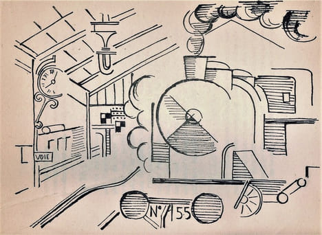 Notes prises d'une lucarne. Edition ornée de 11 dessins inédits d'André Lhote.. HELLENS (Franz).