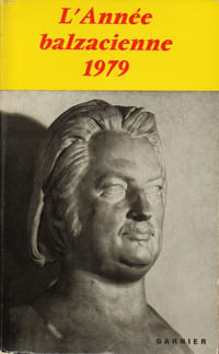 Revue L'Année Balzacienne 1979.
