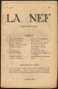 LA NEF N° 1 - juillet 1944.. COLLECTIF : Maurice Druon - Henri Focillon - Jean Perrin - Pierre Jean Jouve - Pierre-Bloch - René Micha - Julien Green - ...