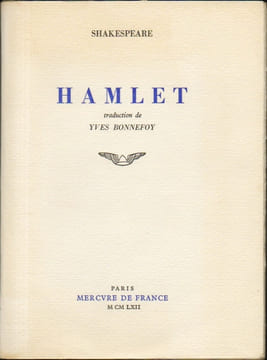 HAMLET. [Signé par Yves Bonnefoy]. SHAKESPEARE William -  BONNEFOY Yves 