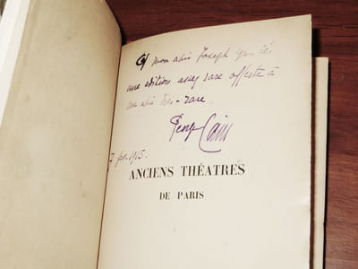 ANCIENS THÉÂTRES DE PARIS. LE BOULEVARD DU CRIME, LES THÉÂTRES DE BOULEVARD. [Édition originale, signée par l'auteur]