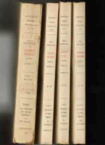 Cahiers intimes inédits de Marie Bashkirtseff. Complet en 4 volumes.