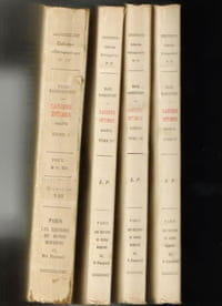 Cahiers intimes inédits de Marie Bashkirtseff. Complet en 4 volumes.