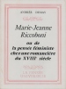MARIE-JEANNE RICCOBONI, ou De la pensée féministe chez une romancière du XVIIIè siècle.. (RICCOBONI) - Andrée DEMAY