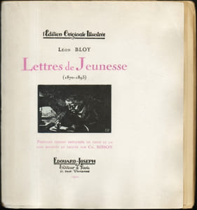 LETTRES DE JEUNESSE (1870 - 1893)