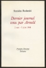 DERNIER JOURNAL TENU PAR ARNOLD. 2 mai - 7 juin 1948.. RODANSKI Stanislas