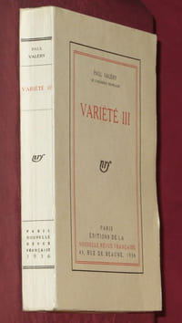 VARIÉTÉ III [Édition originale sur vergé]