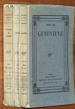 L'ÉCOLE DES FEMMES - ROBERT, supplément à L'École des Femmes - GENEVIÈVE ou La Confidence inachevée. Tryptique complet en 3 volumes. [Édition ...
