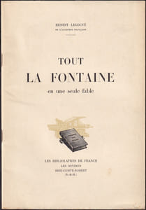 TOUT LA FONTAINE EN UNE SEULE FABLE.