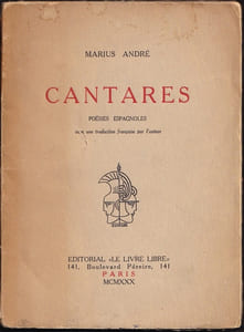 CANTARES. Poésies espagnoles