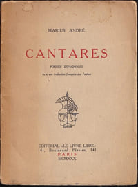 CANTARES. Poésies espagnoles