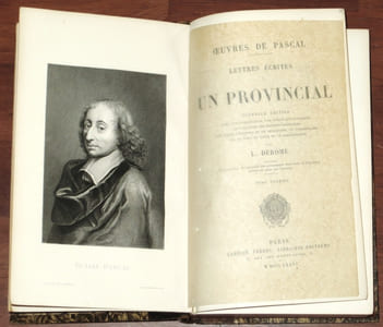 LETTRES ÉCRITES À UN PROVINCIAL. Complètes en deux tomes.