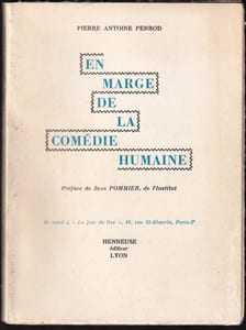 EN MARGE DE LA COMÉDIE HUMAINE