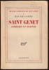 SAINT-GENET COMÉDIEN ET MARTYR. Oeuvres complètes de Jean Genet, tome 1.. SARTRE Jean-Paul