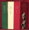 ANTHOLOGIE HISTORIQUE DES LECTURES ÉROTIQUES. Complète en 3 volumes : 1. De Sade à Fallières (1789-1914) - 2. De Guillaume Apollinaire à Philippe ...