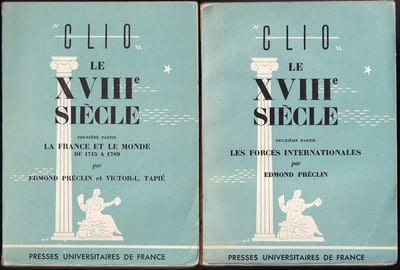 LE XVIIIè siècle. Complet en 2 tomes. 1 : La France et le monde de 1715 à 1789. 2 : Les forces internationales.