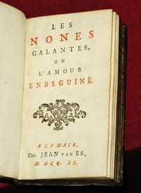 LES NONES GALANTES OU L'AMOUR ENBEGUINÉ. [Édition originale]