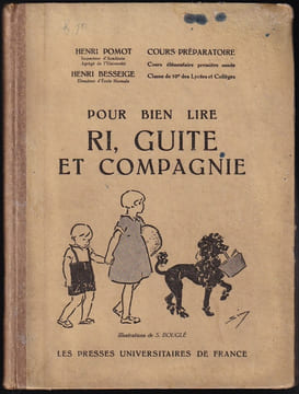RI, GUITE ET COMPAGNIE. Pour bien lire. Premier Livre de Lecture courante et de Récitation. Cours préparatoire et Cours élémentaire première année.. ...