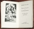 ÉMILIE DE TOURVILLE ou La Cruauté fraternelle.. SADE Marquis de - LANNES Denise (illustrations)