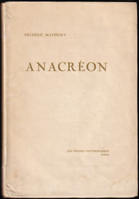 ODES, suivies de Fragments et d'Épigrammes.