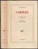CAHIERS, tome I (seul paru) : Le Cahier vert (1834 - 1847).. SAINTE-BEUVE