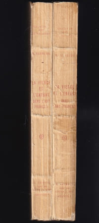 LA VIERGE ET L'ENFANT DANS L'ART FRANÇAIS. Complet en 2 tomes.Tome 1 : La Vierge-Mère à la crèche, nourricière, en majesté, ses tendresses. Tome 2 : Jeux et soins de la Vierge-Mère, ses larmes, ses sourires, ses figures symboliques, tables.