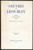 INÉDITS - BIBLIOGRAPHIE - INDEX. Oeuvres de Léon Bloy, tome XV (15).. BLOY Léon