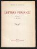 LETTRES PERSANES. Publiées par A. B. Duff  [Exemplaire sur vélin]. GOBINEAU Arthur, comte de 