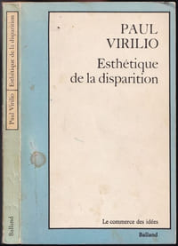 ESTHÉTIQUE DE LA DISPARITION